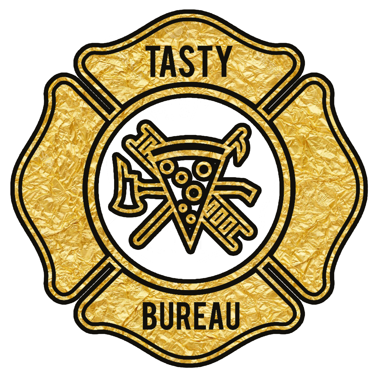 Fire Truck Pizza Logo